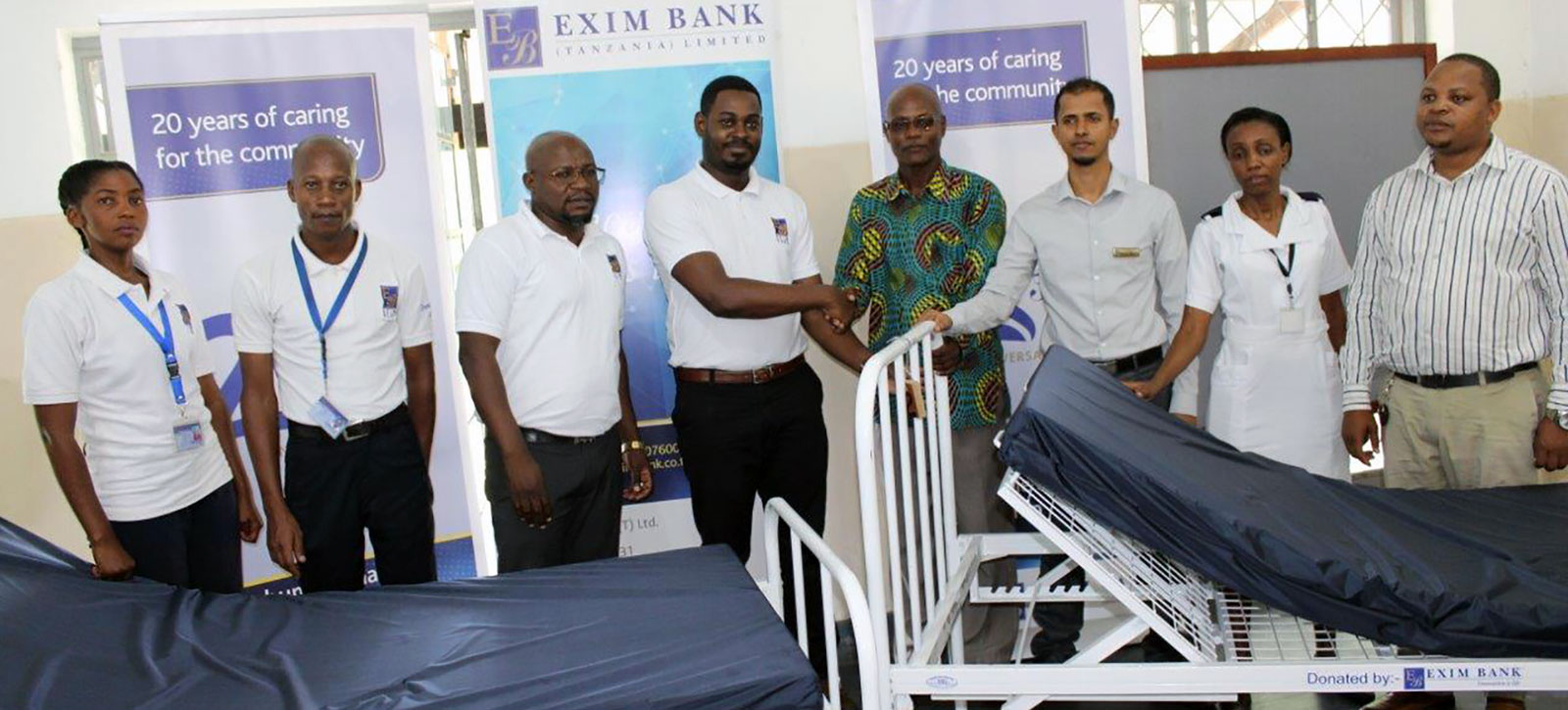 Relief to the Tanga Referral Hospital through Exim Bank's Year-long Campaign