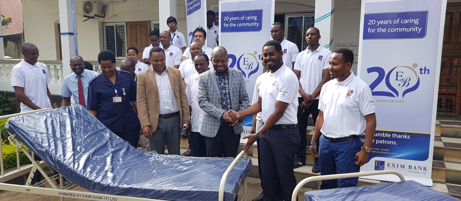 Exim Tanzania donating beds and mattresses to Mount Meru Regional Hospital in Arusha