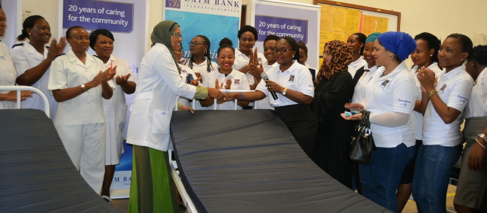 Exim Bank donating beds and mattresses to Mwananyamala Regional Referral Hospital